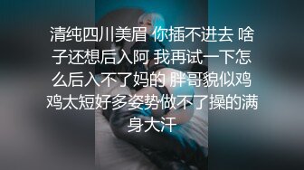 清纯四川美眉 你插不进去 啥子还想后入阿 我再试一下怎么后入不了妈的 胖哥貌似鸡鸡太短好多姿势做不了操的满身大汗